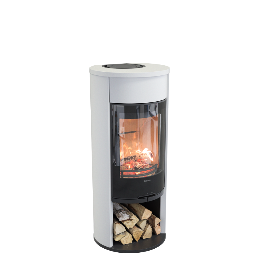 Contura 610G Style, kansi lakattua alumiinia ja peitelevy
