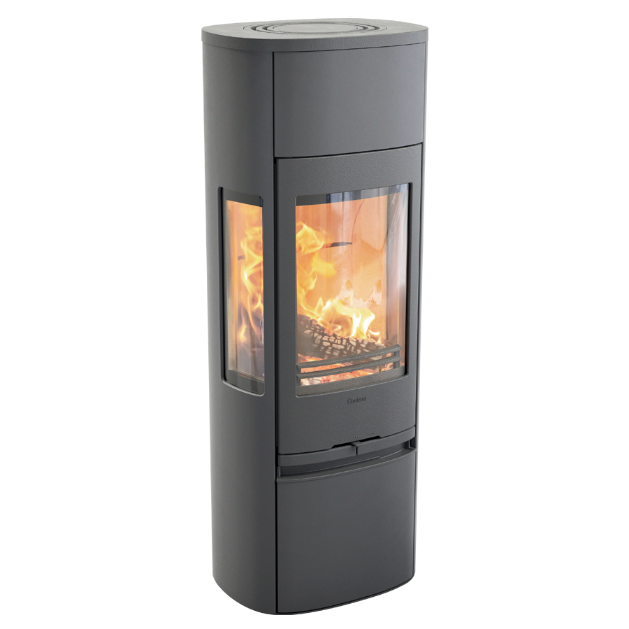 Contura 896 Style, grau, Abdeckung aus Aluminium