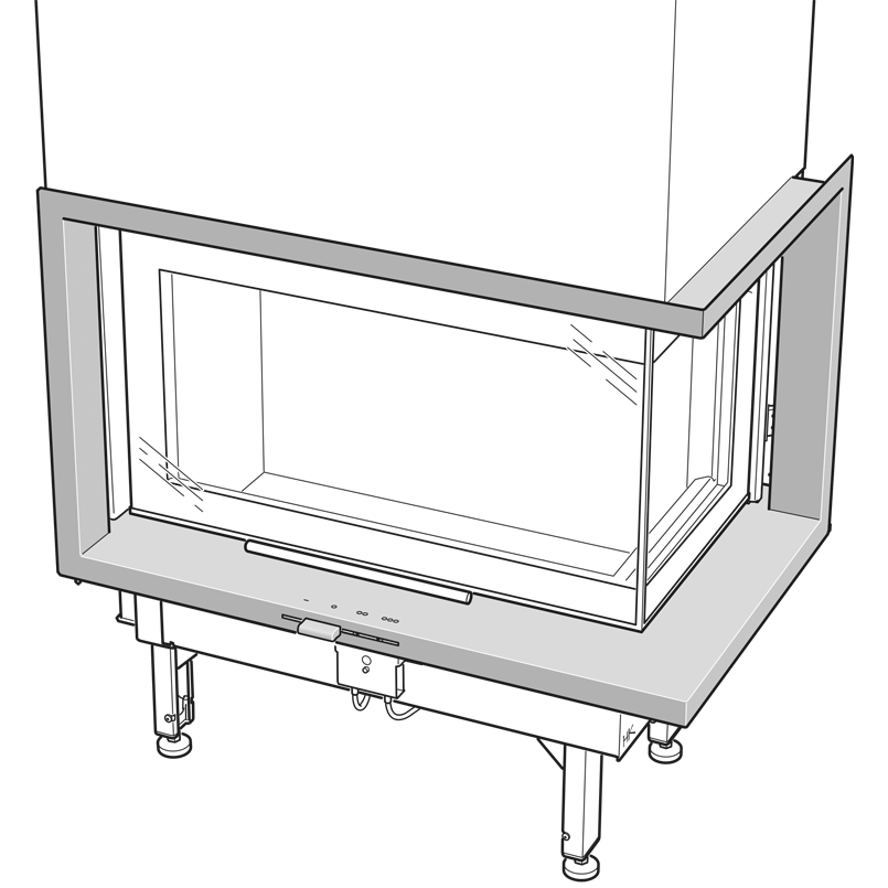 Contura Einbaurahmen