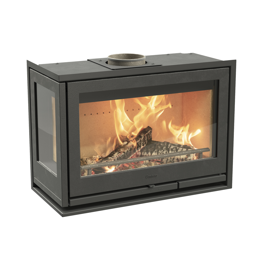 Contura i8 insert, vitre côté gauche