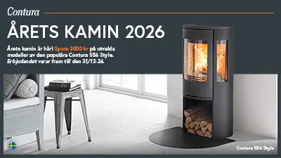 Contura 556 Style, årets kamin 2026 från Contura