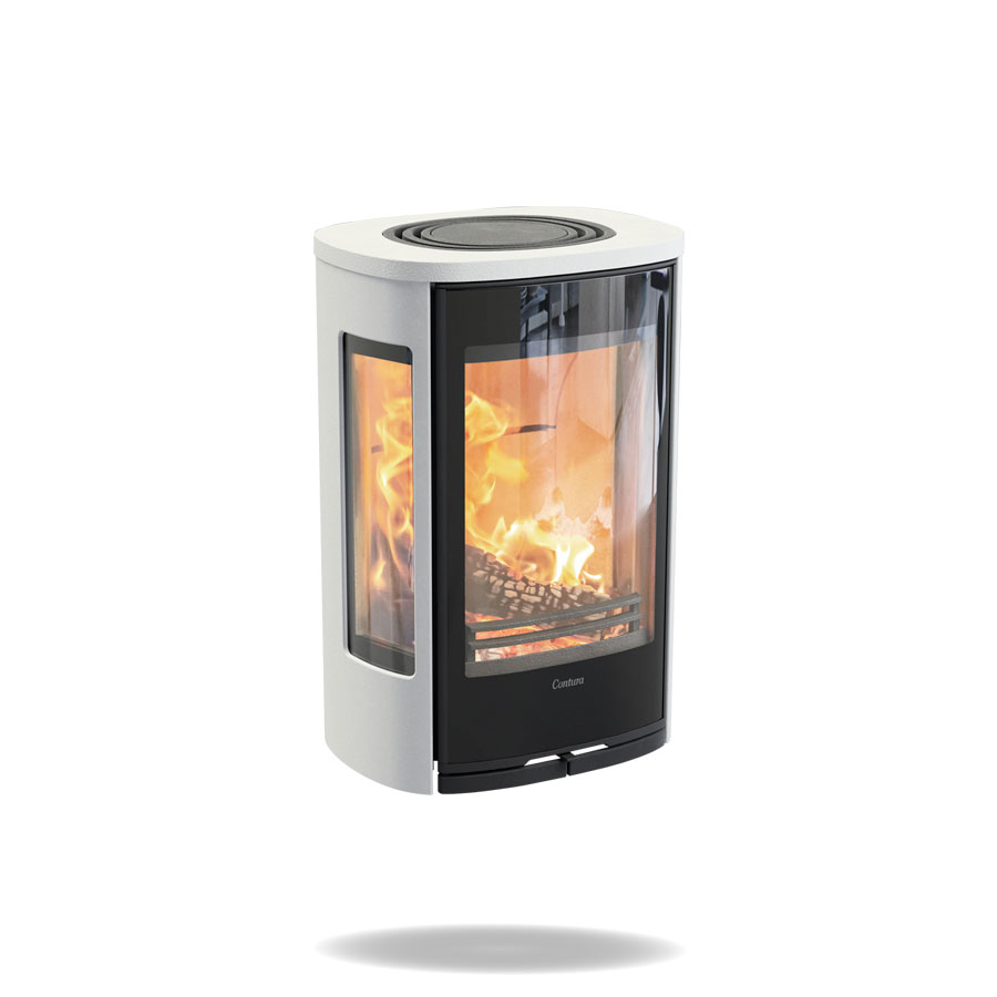 Wall mounted wood burning stove Contura 856W Style