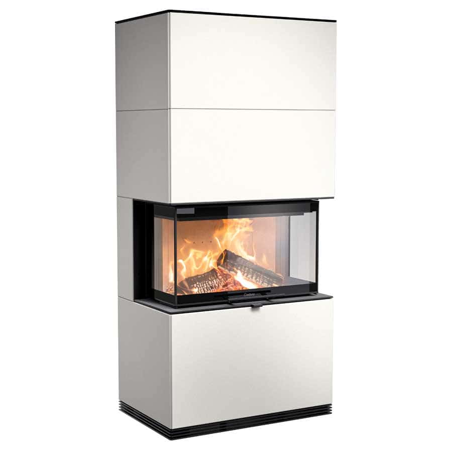 Fireplace Contura i51A with white Artstone