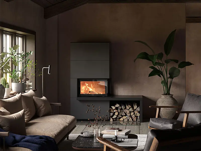 Spara pengar med en braskamin