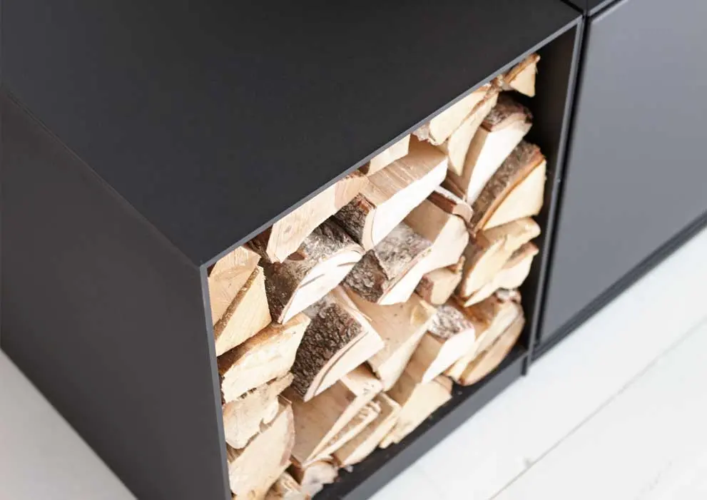 Integreret brænderum til Contura brændeovn