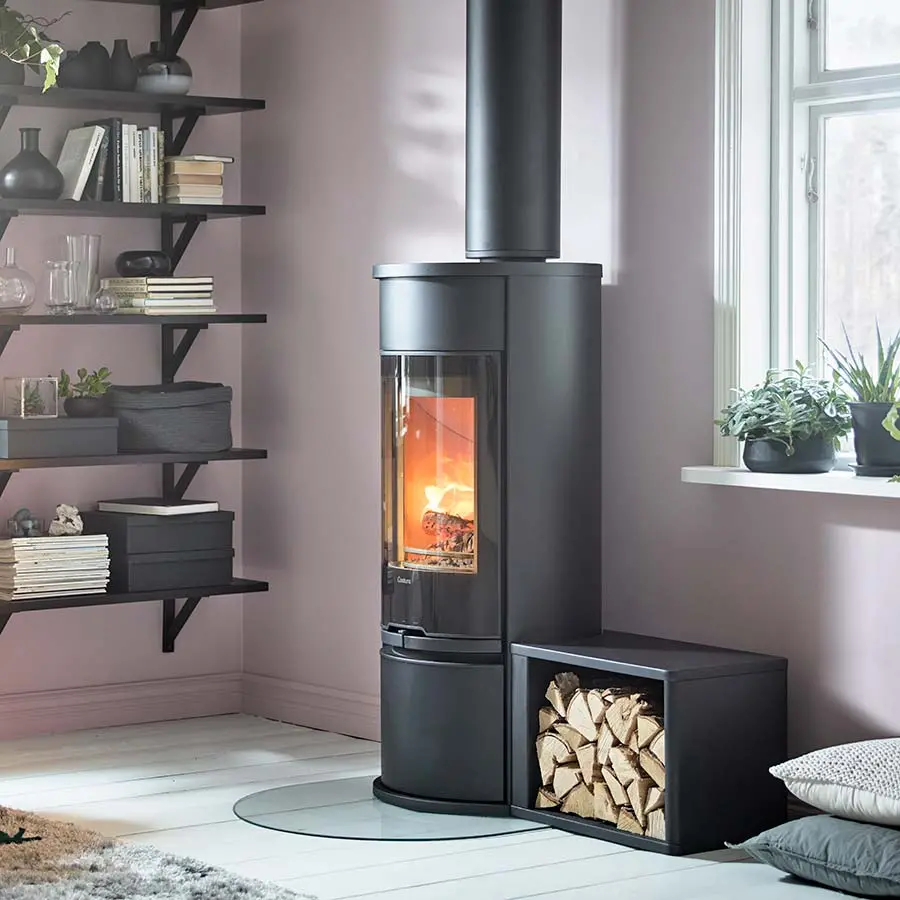 Stufa a legna Contura 610G Style, nero