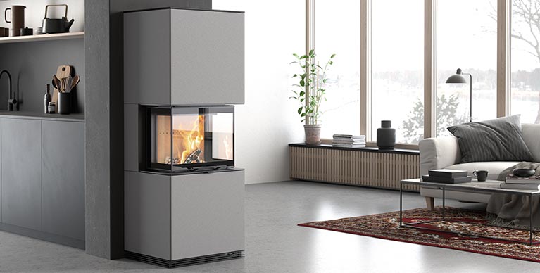 Masonry fireplace Contura i61