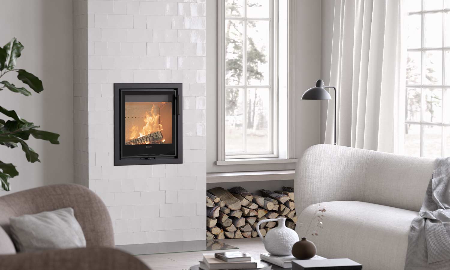 Contura i2 installed in a living room