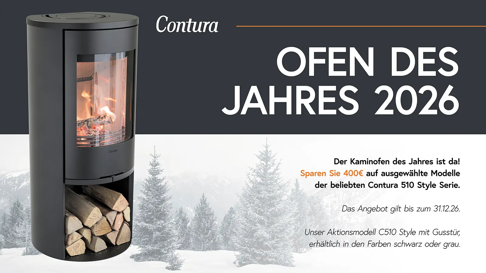 Ofen des Jahres 2026 - Contura 510 Style