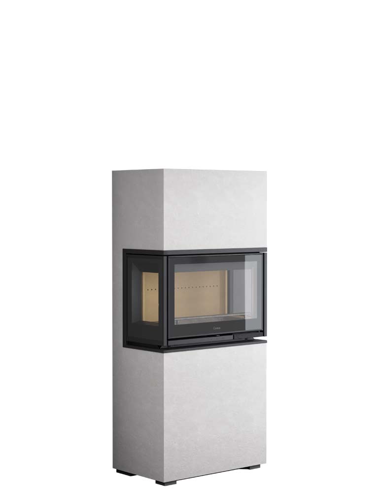 Contura i8 cosi with glass panel on 3 sides (low model)