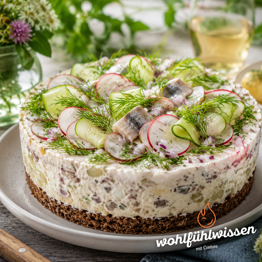 Rhabarbereis mit gerösteter Kokosnuss