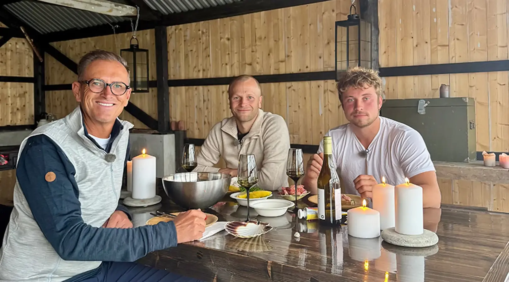 Halvor Bakke med sitt team.